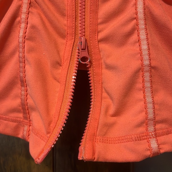 Athletic zipper jacket 🍊 Zella THUMBHOLES flattering cinching - Picture 4 of 8